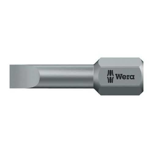 Embout 800/1 TZ pour vis ? fente 55 mm longueur 25 mm 1/4 po. C63 1 mm dur ten (Par 10)