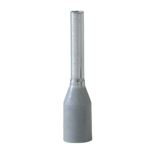 Embout de câble longueur L1/L2 14,0/8,0 mm gris avec col en plastique 0,75 (AWG 18) mm² 100 pièces/sachet WEIDMÜLLER