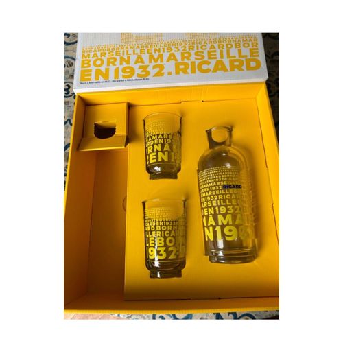 Verres Et Carafe Ricard Édition Limitée 
