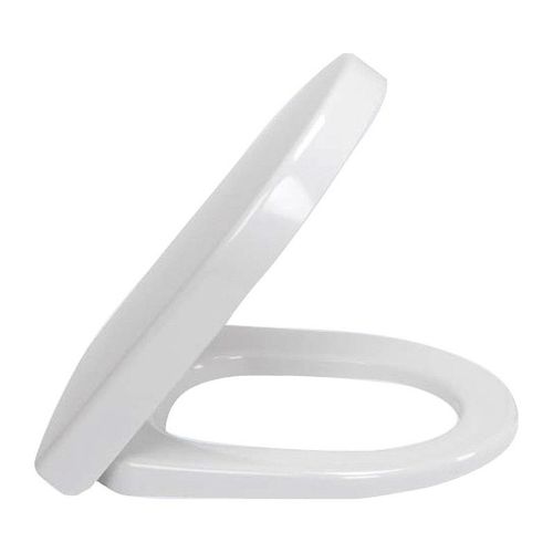 Abattants de toilette Compact, à charnières QuickRelease et SoftClosing, charnières en acier inoxydable, En Duroplast Blanc