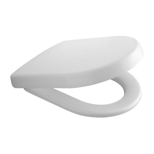 Abattants de toilette, à charnières QuickRelease, charnières en acier inoxydable, En Duroplast Blanc