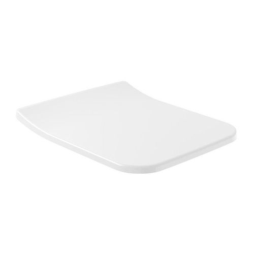 Venticello, Abattants de toilette SlimSeat, à charnières QuickRelease et SoftClosing, charnières en acier inoxydable, En Duroplast Blanc