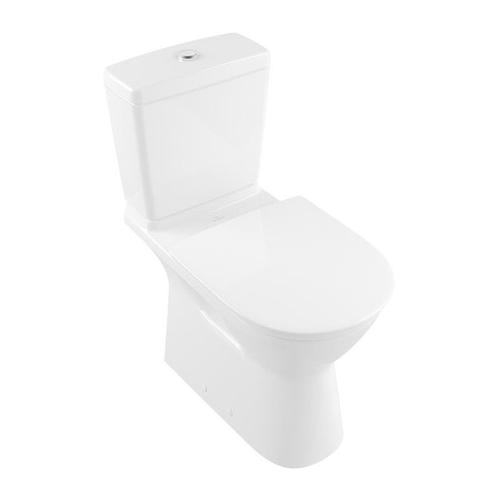 Cuvette O.novo Vita 360 x 710 mm, DirectFlush, modèle sur pied, sortie horizontale, sortie verticale possible avec coude vario, En porcelaine sanitaire Blanc CeramicPlus