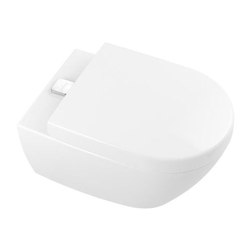 Cuvette Subway 2.0370 x 560 mm, DirectFlush, modèle suspendu, sortie horizontale, En porcelaine sanitaire Blanc CeramicPlus