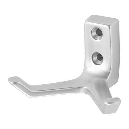 Crochet 0033 double A.55mm Aluminium anodis? argent H.43mm Hermeta