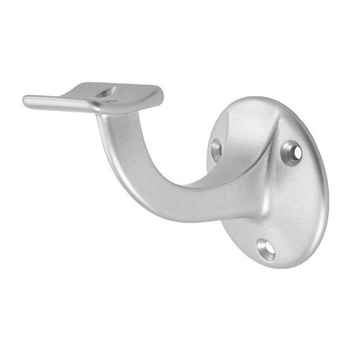Supports de main courante 3500 Alu anodis? argent D.plaque murale 56mm