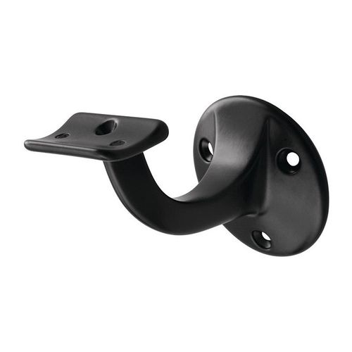 Supports de main courante 3500 Alu.plastifi? noir D.plaque murale 56mm