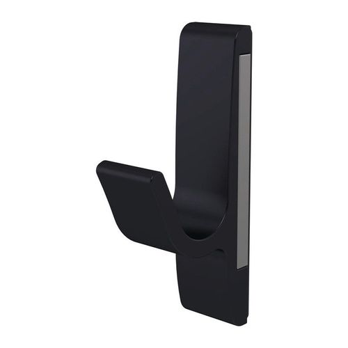 Patère magnétique 0150 - 40 mm aluminium anodisé noir hauteur 85 mm HERMETA