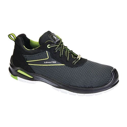 Chaussure De Sécurité Ringo Noir/vert S3 Src Esd En20345 Textil Lemaitre