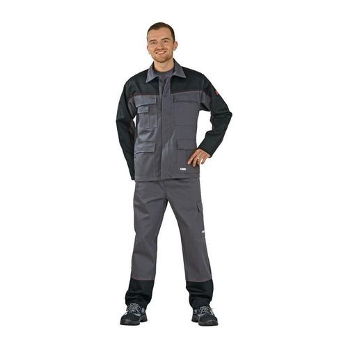 Blouson à ceinture protect. pour soudeur Weld Shield taille 46 gris/noir 84 % coton / 15 % PES / 1 % fibres de ca PLANAM