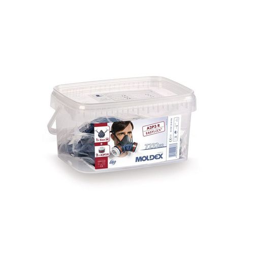 Bo?te de protection respiratoire 723202 1 x 700201, 2 x A2P3 R filtre 923001 MOLDEX