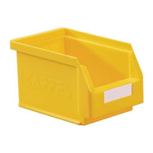 Boîte de rangement à ouverture frontale L230xl140xH130 mm PE jaune KAPPES