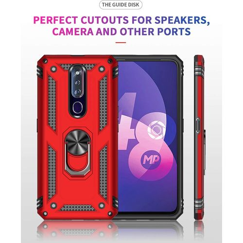 Coque Oneplus 7 Pro, [Antichoc Armor] Double Couche Hybride Ultra Armure Housse Étui De Protection Anti-Choc Bumper Cover Avec Stand Pour Oneplus 7 Pro,Avec Protecteur D'écran - Or