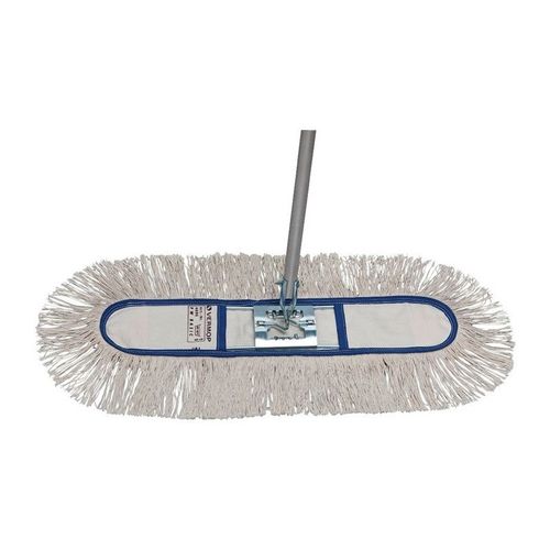 Frange de nettoyage humide serpillère ac porte-frange et manche alu mélange coton l. 600 x L. 1400 mm VERMOP