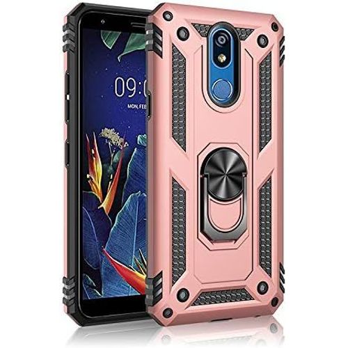 Coque Huawei P30 Lite/Nova 4e, Avec Anneau Support, Coque Etui Housse Huawei Nova 4e Antichoc Militaire [Tough Armor] Heavy Duty Shock Proof Protective Housse Pour Huawei P30 Lite/Nova 4e
