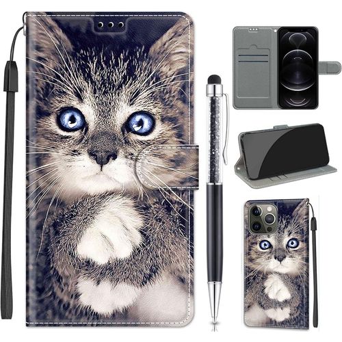 Pour Iphone 13 Pro (Pas Pour Iphone 13) Coque, Etui Housse Flip Case Avec Motif Coloré Porte Carte Magnétique À Rabat Cuir Portefeuille 360 Degrés Antichoc Coque Pour Iphone 13 Pro,Design 5