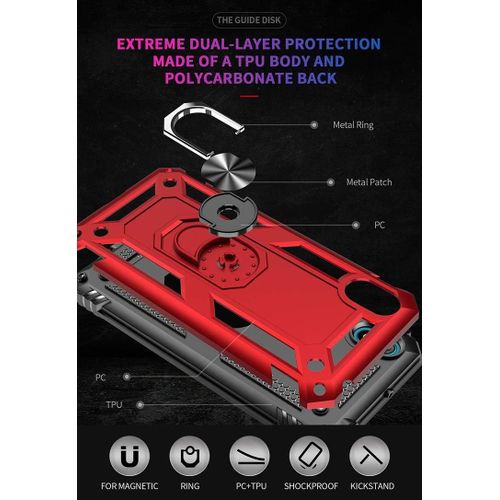 Coque Huawei Y5 2019 /Honor 8s, [Antichoc Armor] Double Couche Hybride Ultra Armure Housse Étui De Protection Anti-Choc Bumper Cover Avec Stand Pour Y5 Honor 8s,Avec Protecteur D'écran - Or