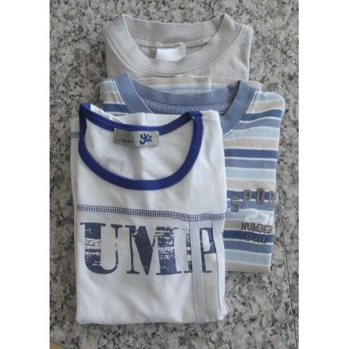 Lot De 3 T Shirt 4 Ans Coton
