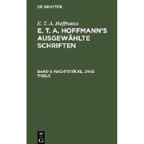 Nachtstücke, Zwei Theile
