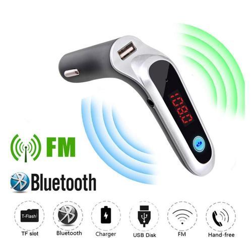 Kit de voiture Bluetooth Mains Libres Fm Transmetteur Allume-cigare Type  Radio Lecteur Mp3 Usb Chargeur Automobile Accessoires