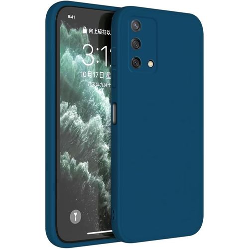 Coque Pour Oppo A74 (4g) (6.43"" Inches) Etui Housse, Protecteur De Peau En Silicone Tpu - Bleu Saphir