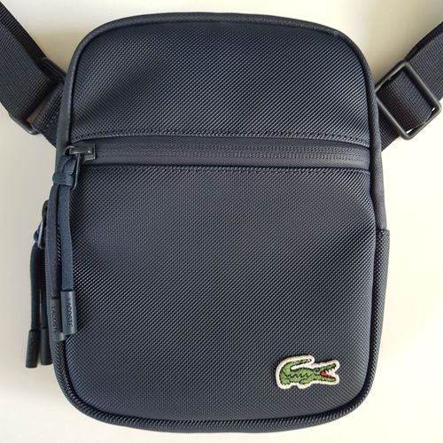 Sacoche Zippée Bleu Marine Lacoste