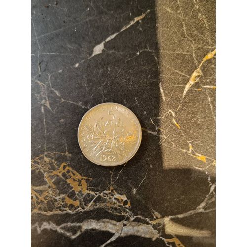 Pièce De 5 Francs De 1963