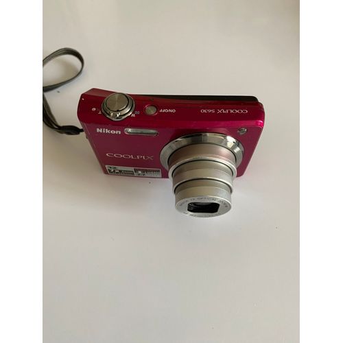Camera Nikon S630 Compact 12 MPIX Zoom Optique 7X rouge