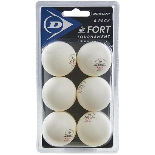 Balle De Tennis De Table - Dunlop - 40+ Fort Tournament 6 Ball Blister