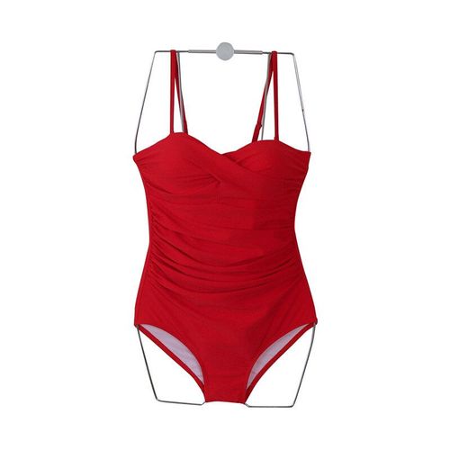 Maillot De Bain Une Pièce Style Coréen Pour Femmes,Rembourré,Push-Up,Sexy,Monokini,Vêtements De Plage,Couleur Unie