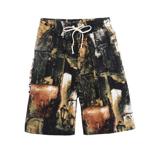 Short De Plage Pour Hommes,Séchage Rapide,Pantalon De Natation,Ficelle,Taille Élastique,Vêtements D'été