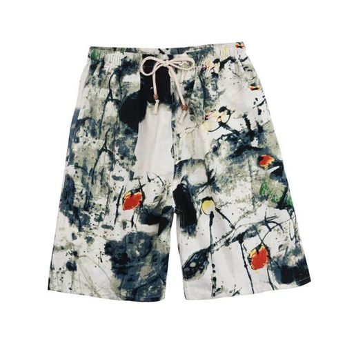 Short De Plage Pour Hommes,Séchage Rapide,Pantalon De Natation,Ficelle,Taille Élastique,Vêtements D'été