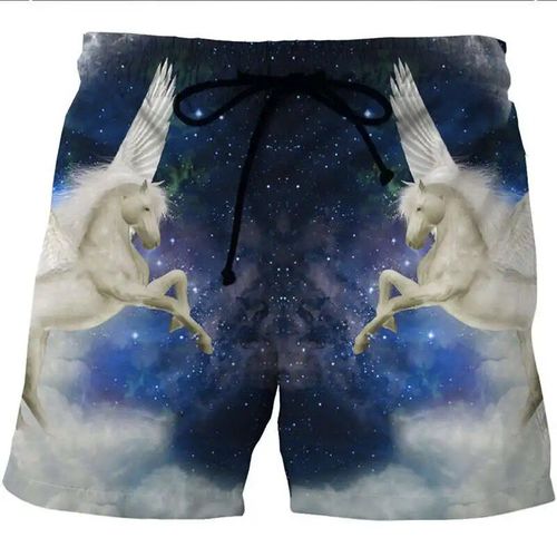 Short De Plage Pour Hommes,Pour Sports Aquatiques,Pantalon Cheval,Impression 3d,Surf Galaxie,Court,Cordon De Serrage,Voyage,Planche De Surf,Été S-6xl