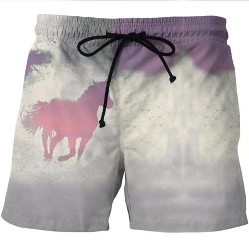 Short De Plage Pour Hommes,Pour Sports Aquatiques,Pantalon Cheval,Impression 3d,Surf Galaxie,Court,Cordon De Serrage,Voyage,Planche De Surf,Été S-6xl