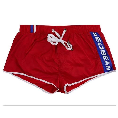 2 En 1 Running Shorts Hommes Adt Beach Short Pantalon Artificiel Astique Taille Jogging Patchwork Shorts M-Xxl Super Court Training Trunks Swim