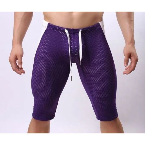 Sexy Mesh Conseil Shorts Hommes Maillots De Bain Short De Bain Plage Surf Courte Maillot De Bain Serré Homme Longs Troncs De Natation Gym Sport Vêtements