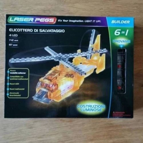 Laser Pegs Hélico en construction Rakuten