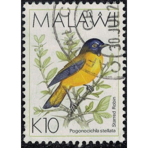Malawi 1994 Oblitéré Used Oiseau Bird Pogonocichla Stellata Rougegorge Étoilé Su