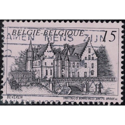 Belgique 1993 Oblitéré Used Château Cortewalle Castle À Beveren Y&t 2513 Su