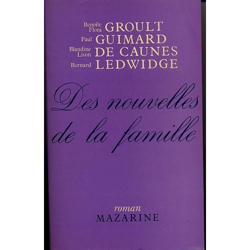 Des Nouvelles De La Famille