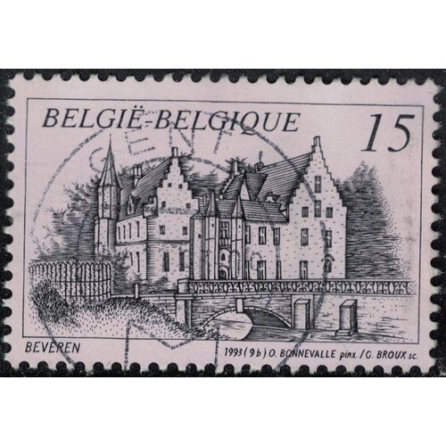 Belgique 1993 Oblitéré Used Château Cortewalle Castle À Beveren Y&t 2513 Su