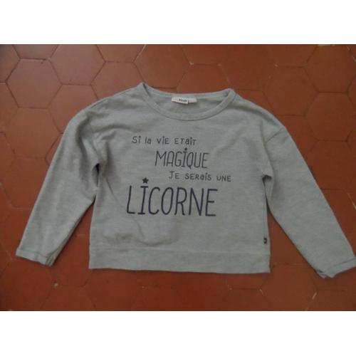 Tee-Shirt Jersey Lourd Gris Chiné Lili Marelle