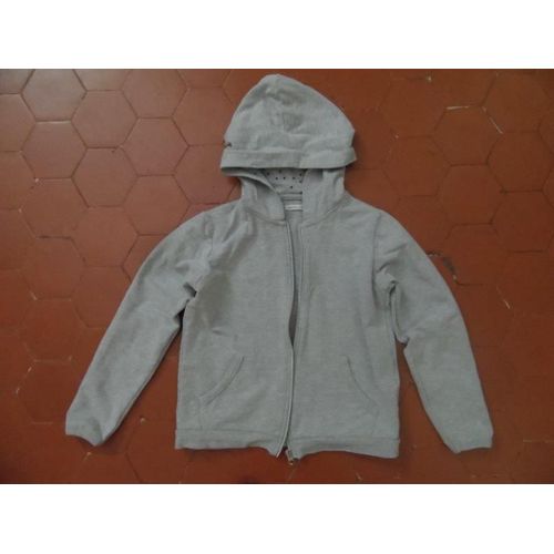 Veste À Capuche Coton Gris Chiné Monoprix Teens
