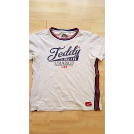 Tee Shirt Teddy Smith Gris 12 Ans
