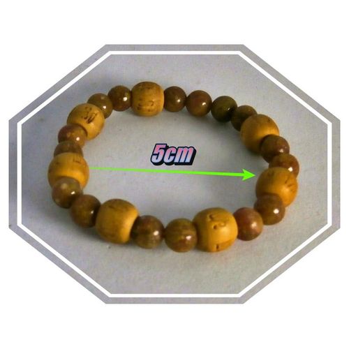 Bracelet Jaspe & Perles Bois