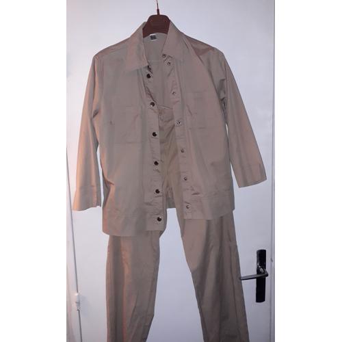 Ensemble Veste Pantalon Beige