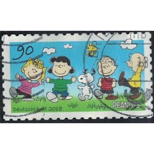 Allemagne 2018 Oblitéré Used Peanuts Gang La Bande À Snoopy Y&t De 3154 Su