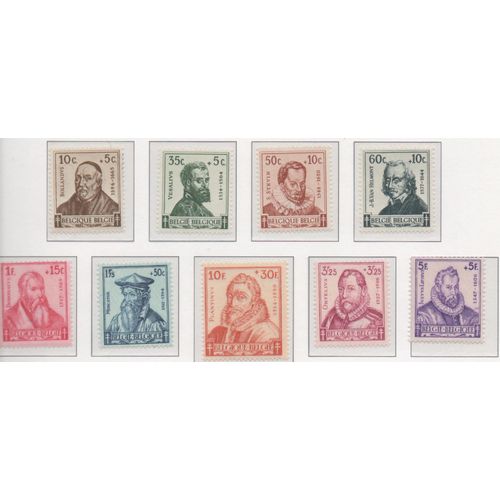 Belgique Timbres Lutte Anti Tuberculose 1942