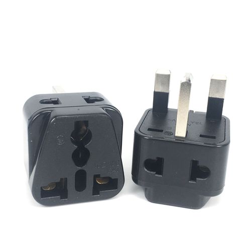 Adaptateur de voyage universel,2 en 1,prise de courant CE,prise US à EU,royaume-uni,US,ue,IL,noir/blanc,nouvelle-zélande,australie,1 pièce - Type Type G-White