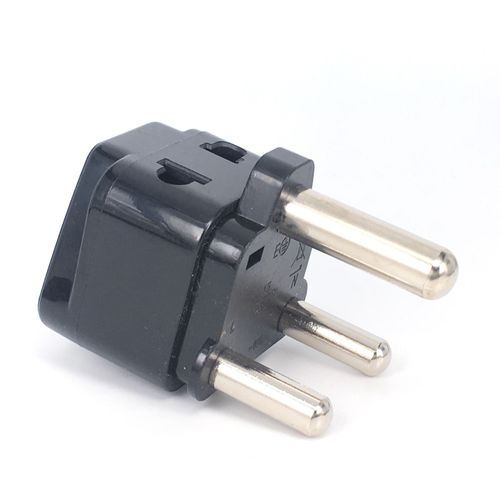 Adaptateur de voyage universel,2 en 1,prise de courant CE,prise US à EU,royaume-uni,US,ue,IL,noir/blanc,nouvelle-zélande,australie,1 pièce - Type Type M-White